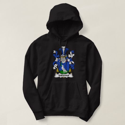 Veste À Capuche Armoiries de Sheehan Family Crest   (Design devant)