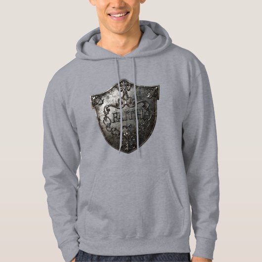 Veste À Capuche Armure chrétienne de la foi (Devant)