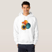 Veste À Capuche Art Abstrait audacieux et moderne (Devant entier)