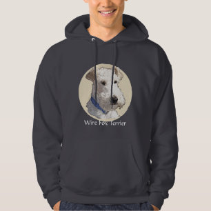 Veste À Capuche Art de Fox Terrier de fil