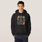 Veste À Capuche Art Floral Amen (Devant entier)