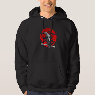Veste À Capuche Art foncé Lune rouge Norse Viking Raven Gothique N
