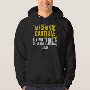 Veste À Capuche Art Mécanique Pour Hommes Drag Racing Garage
