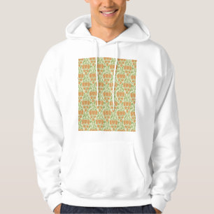 Veste À Capuche Art Nouveau : Élégance florale