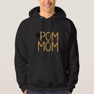 Veste À Capuche Art numérique maman poméranienne