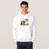 Veste À Capuche Art populaire : Chat (Devant entier)