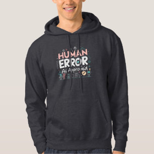 Veste À Capuche Art Robot Approuvé par l'Erreur Humaine Ai