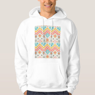 Veste À Capuche Art tribal : imprimé géométrique boho.