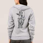 Veste À Capuche Artemis Goddess Minimalist Line Art Hoodie (Dos)