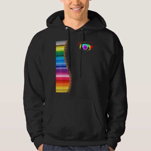 Veste À Capuche Artiste crayon (Devant)