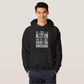 Veste À Capuche Artiste interprète intelligent et génial (Devant entier)