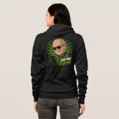 Veste À Capuche Ash Nom DePlume Fermeture Éclair (Dos entier)