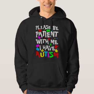 Veste À Capuche Aspergers Enfants S'Il Vous Plaît Être Patient Ave