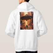 Veste À Capuche "Assemblage d'Avengers : T-shirt d'équipe de héros (Dos)