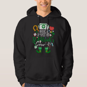 Veste À Capuche Assistant Médicale St Patrick's Day Nurse Crew 1