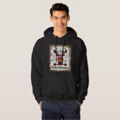 Veste À Capuche Assistante Médicale blanchie Noël (Devant entier)