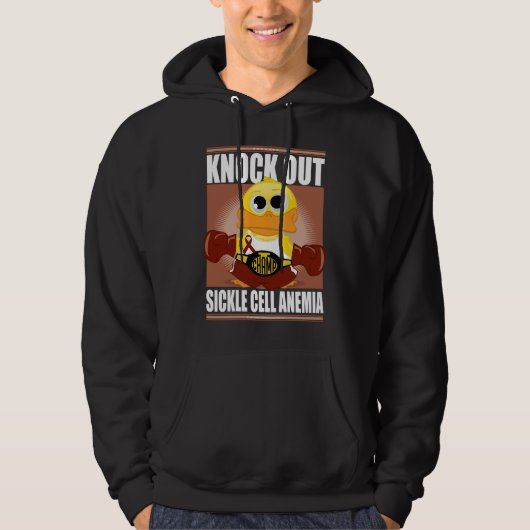 Veste À Capuche Assommez la drépanocytose (Devant)