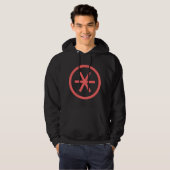 Veste À Capuche Astérisque cerclé (Devant entier)