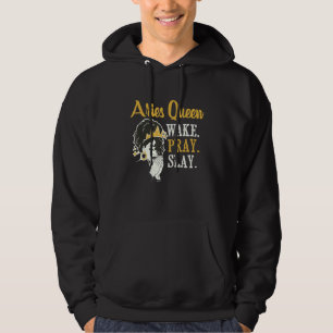 Veste À Capuche Astrologue Aries Queen Astrologie Zodiac Sign Horo