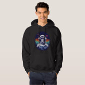 Veste À Capuche Astronaute du singe spatial (Devant entier)