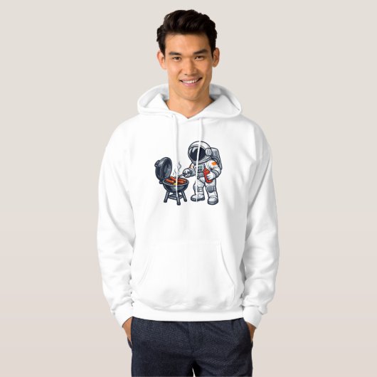 Veste À Capuche Astronaute faisant griller (Devant entier)