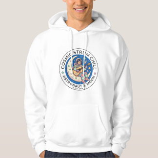 Veste À Capuche Astronaute jouant de la guitare