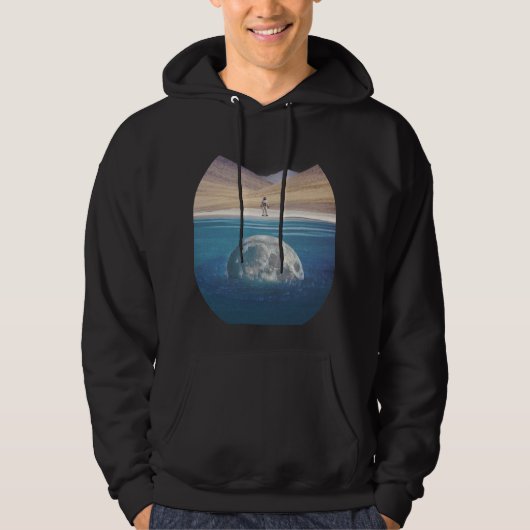 Veste À Capuche Astronaute solitaire de Sunken Moon (Devant)