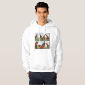 Veste À Capuche Attaque de coq (Devant entier)