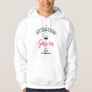 Veste À Capuche Attention ce garcon est le roi du barbecue