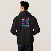 Veste À Capuche Attrape les vols, pas les sentiments Citation graf (Dos entier)