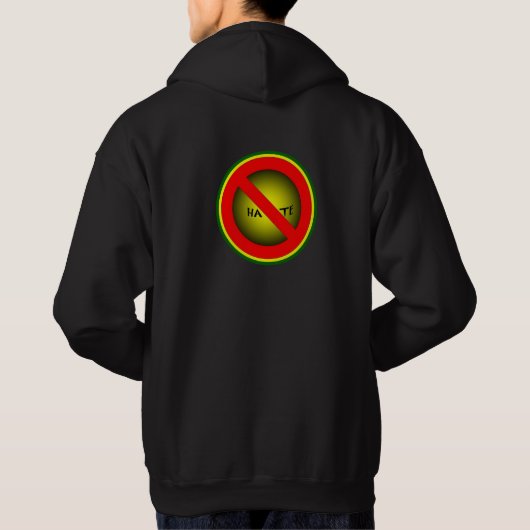 Veste À Capuche Aucune haine (Dos)