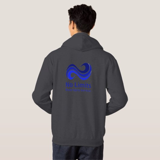 Veste À Capuche Aucune limite Sweatshirt à capuchon BIS (Dos entier)