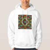 Veste À Capuche Audacieux Motif géométrique Tribal Coloré Ethnique (Devant)