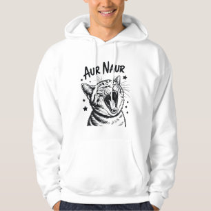 Veste À Capuche Aur Naur Mème de Chat Drôle Amoureux de Chat Esthé