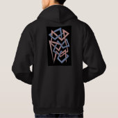 Veste À Capuche Aura Wave Flow Abstract Hoodie (Dos)