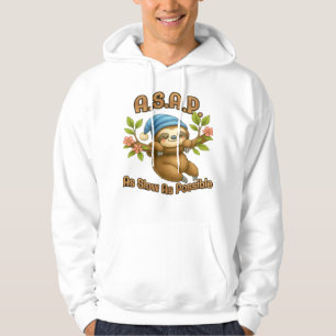 Veste À Capuche Aussi Lent Que Possible - Paresseux Mignon ASAP T-