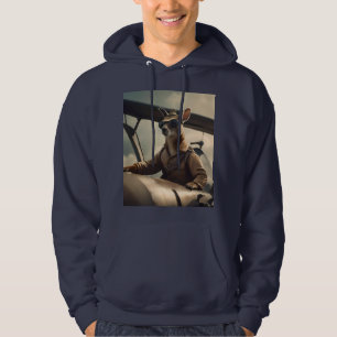 Veste À Capuche Aussie Kangaroo Avion Pilote,