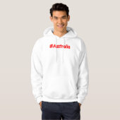 Veste À Capuche "#Australia" Joli Design. Commandez dès maintenant (Devant entier)
