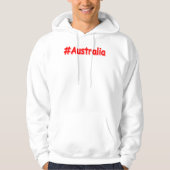 Veste À Capuche "#Australia" Joli Design. Commandez dès maintenant (Devant)