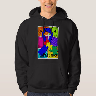 Veste À Capuche Autism Awareness Dad Of A Superhero