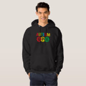 Veste À Capuche Autism Awareness Puzzle Ribbon Proud Autism Gpa (Devant entier)