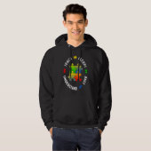 Veste À Capuche Autism Awareness Teacher Teach Accept Understand L (Devant entier)