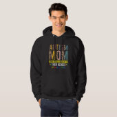 Veste À Capuche Autism Mom Life Awareness Leopard  Motheru2019s Da (Devant entier)
