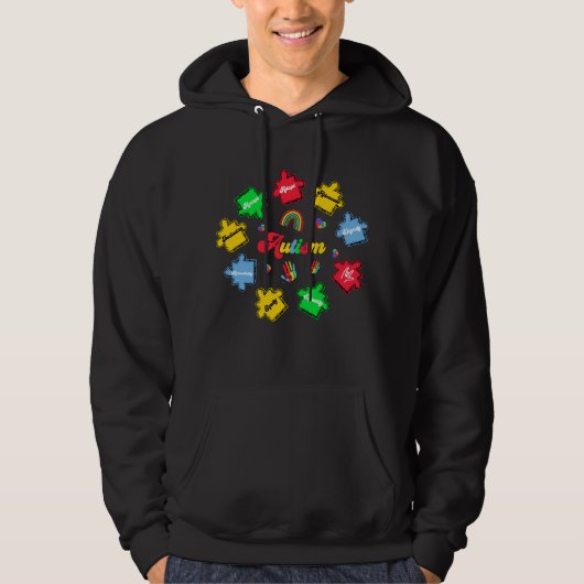 Veste À Capuche autisme (3 (Devant)