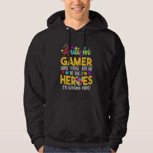 Veste À Capuche Autisme Gamer Les Gens Cherchent Leurs Héros Éleve