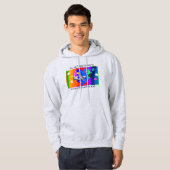 Veste À Capuche Autisme Son/Sa (Devant entier)