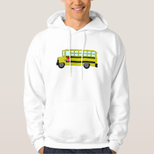 Veste À Capuche Autobus scolaire jaune avec panneau d'arrêt