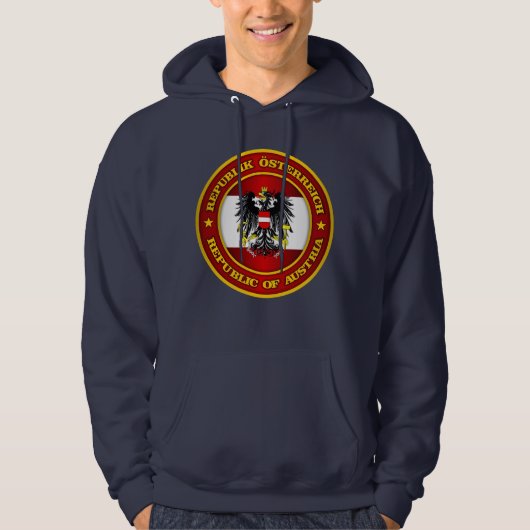 Veste À Capuche Autriche Médaillon Vêtements (Devant)