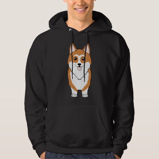 Veste À Capuche Avant du corgi (Devant)