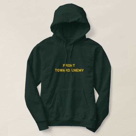 VESTE À CAPUCHE AVANT VERS L'ENNEMI (Design devant)
